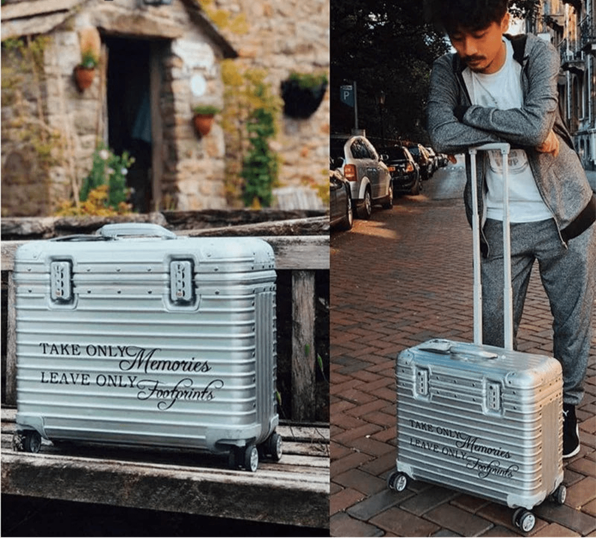 Aluminium-Magnesium Harde Koffer Met 360° Spinner Wielen Voor Luxe Reizen