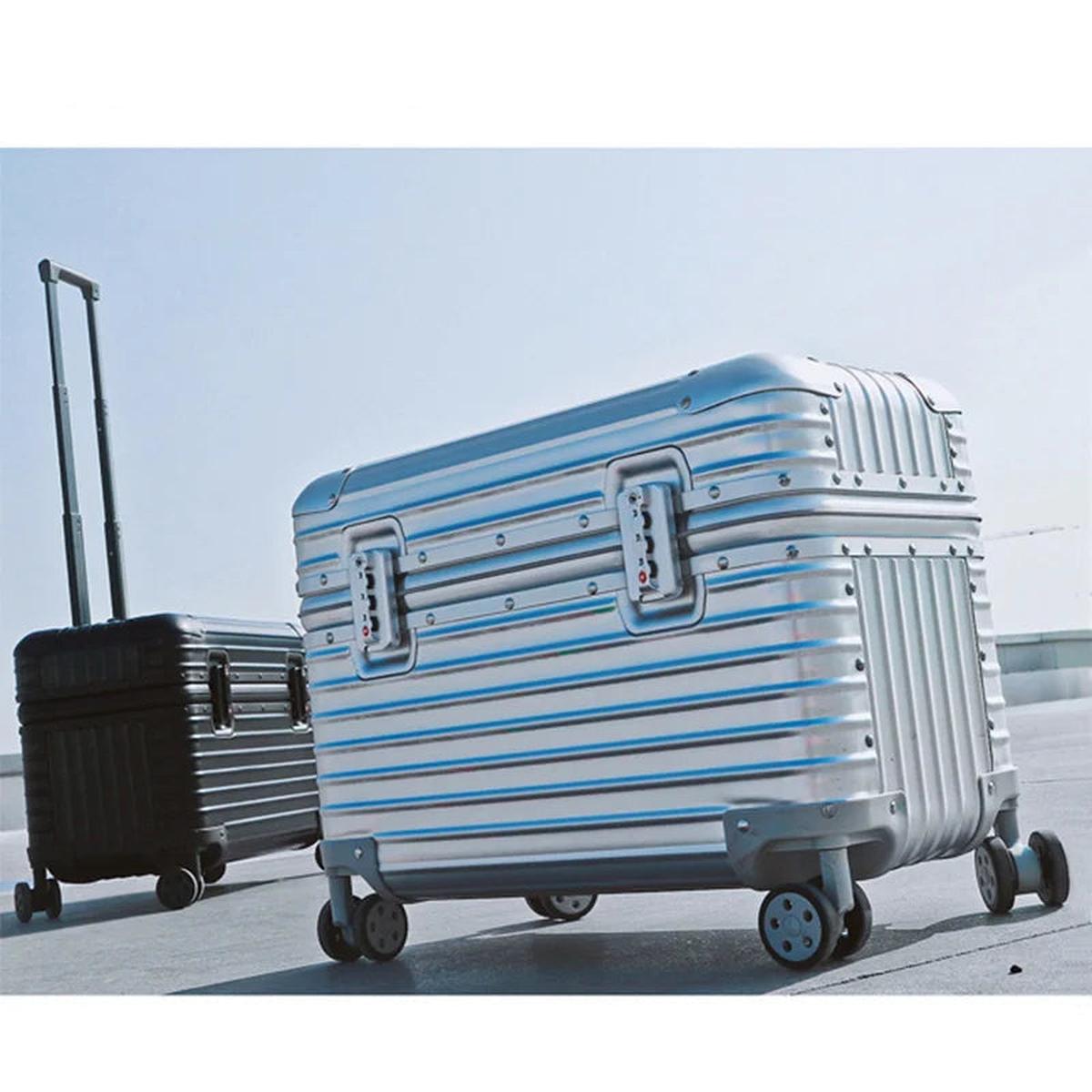 Aluminium-Magnesium Harde Koffer Met 360° Spinner Wielen Voor Luxe Reizen