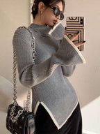 Asymmetrische Damestrui Van Premium Stoffenmix