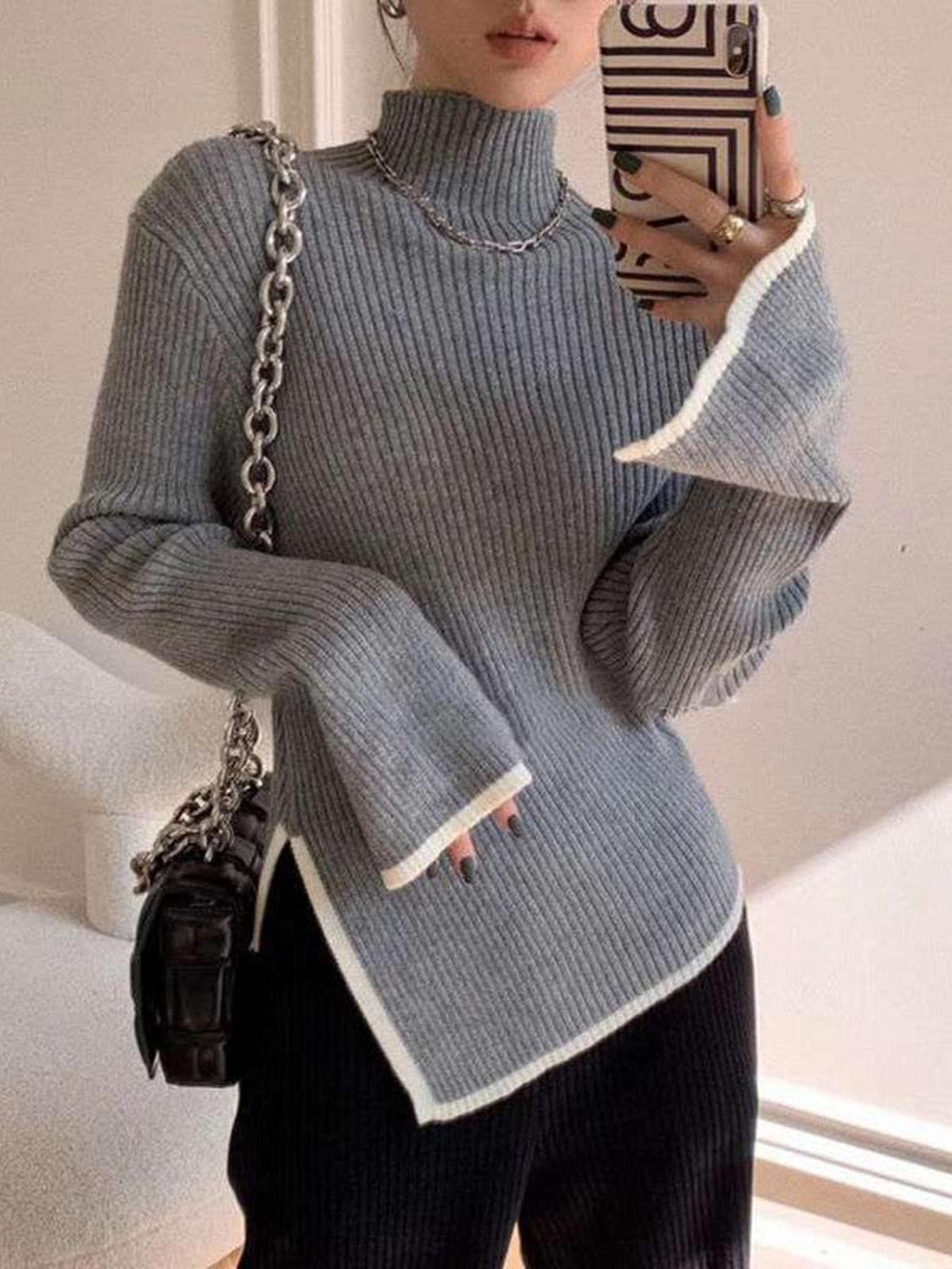 Asymmetrische Damestrui Van Premium Stoffenmix