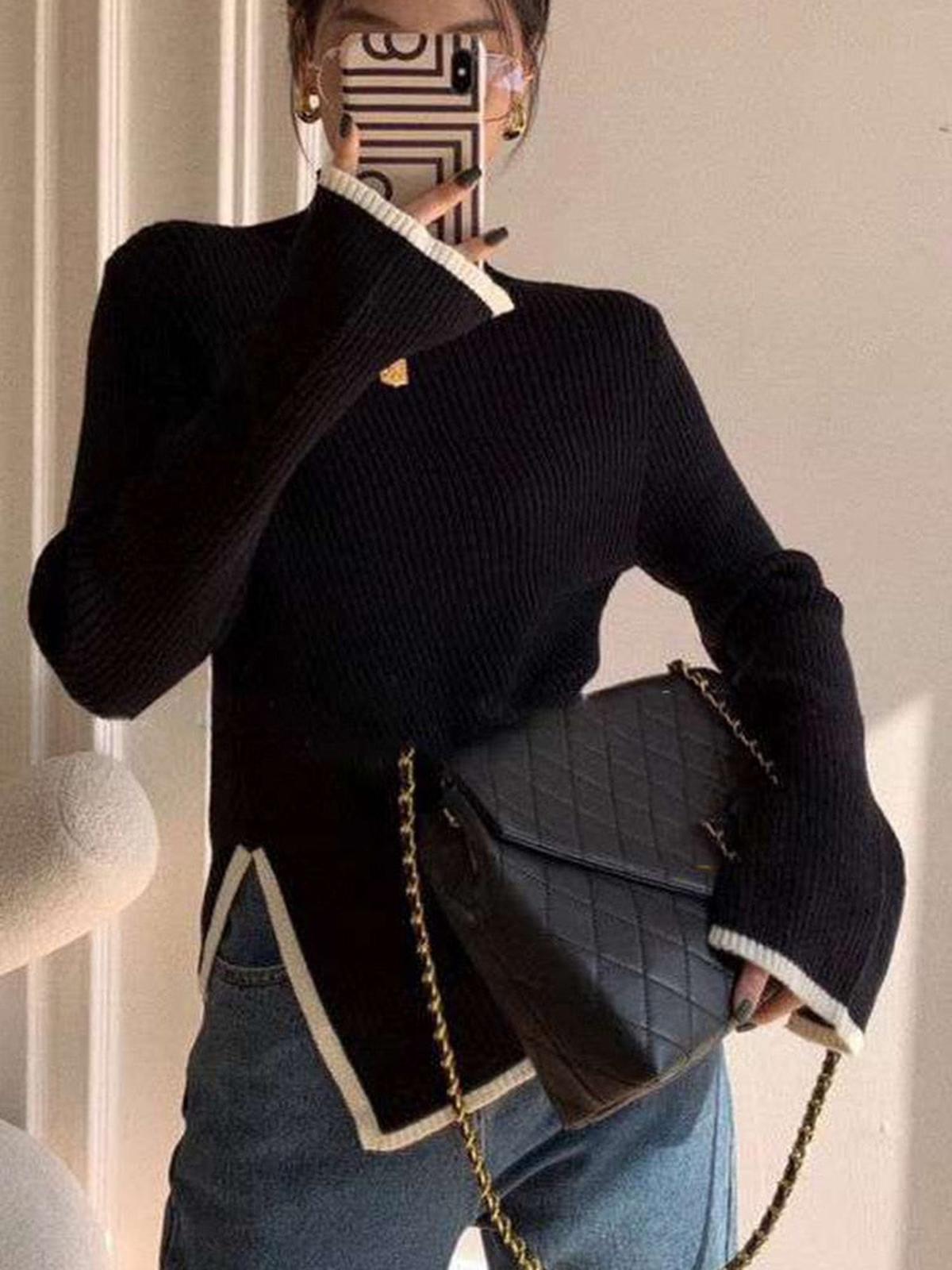 Asymmetrische Damestrui Van Premium Stoffenmix