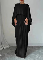 Batwing Mouwen Maxi Jurk