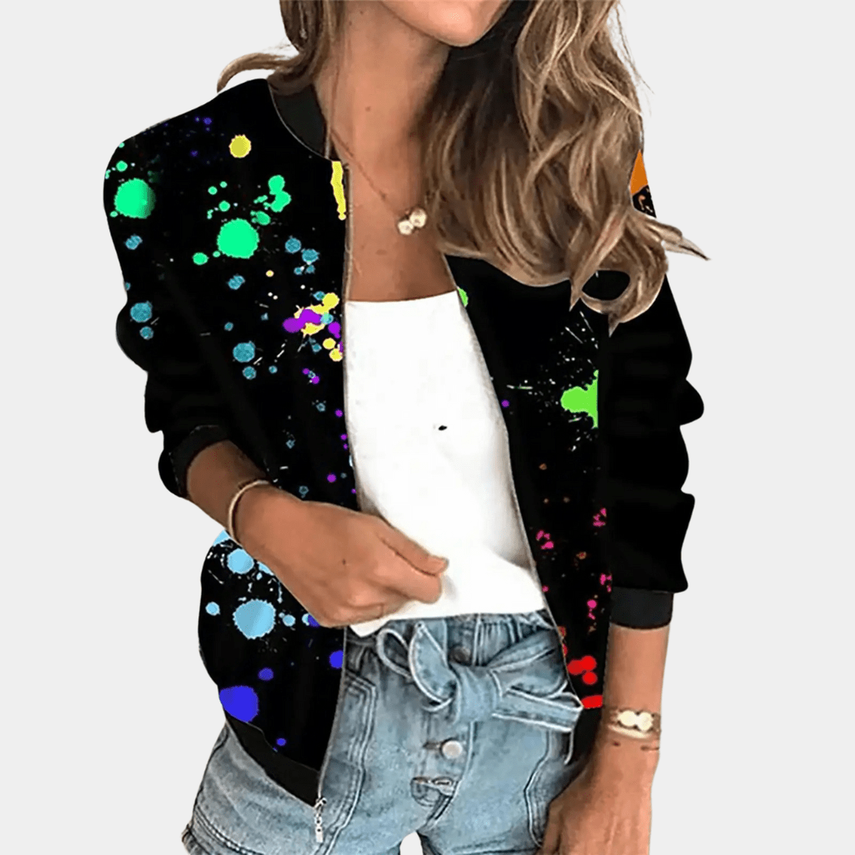 Bloemenprint Damesjas van Premium Polyester