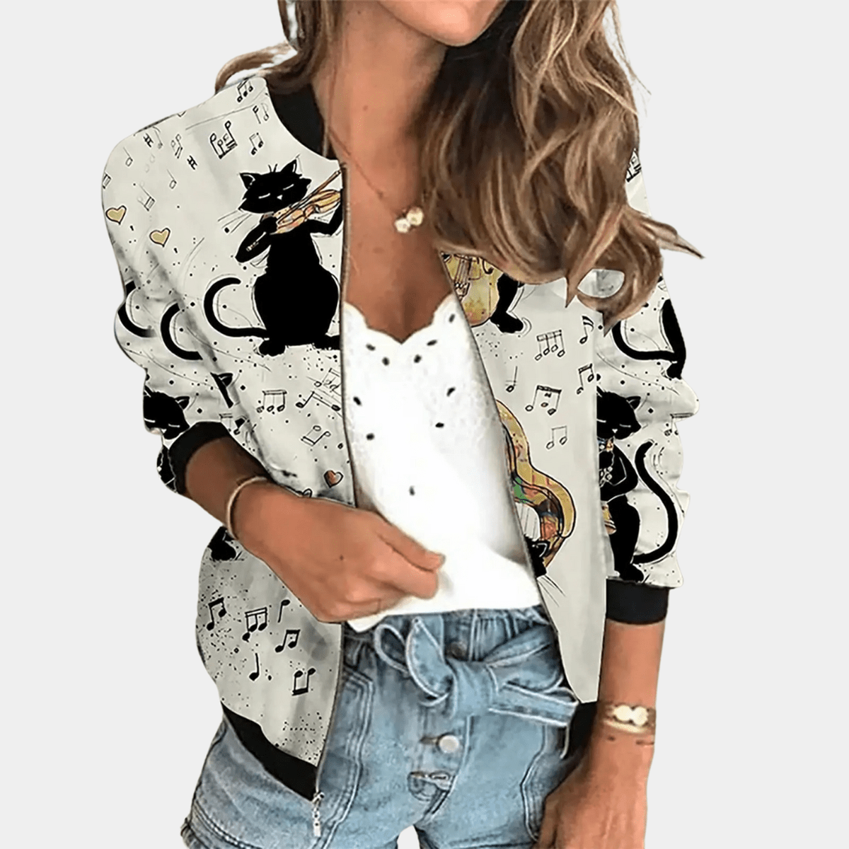Bloemenprint Damesjas van Premium Polyester