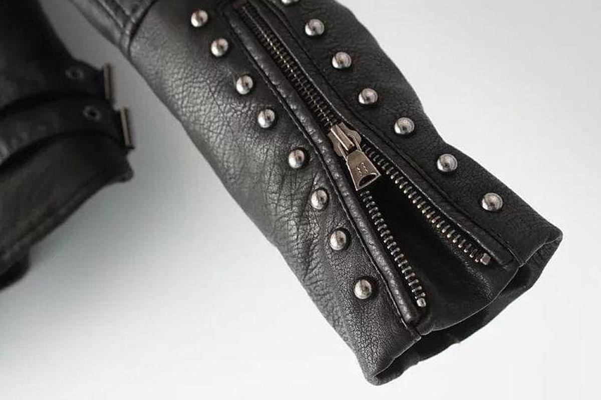 Bloemenprint PU Leren Damesjack Voor Casual Gebruik