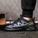 Brede Veiligheidsschoenen Met Stalen Neus S3 Waterdicht