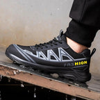 Brede Veiligheidsschoenen Met Stalen Neus S3 Waterdicht