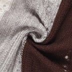 Capuchon Cardigan Met Zakken Van Zacht Gebreid Materiaal