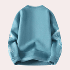 Casual Distressed Gebreide Trui Voor Mannen