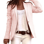 Casual Lange Mouwen Blazer Voor Vrouwen