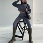 Coltrui Crop Top en Leggings Winter Set