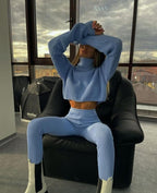 Coltrui Crop Top en Leggings Winter Set