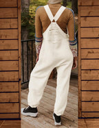 Comfortabele Polar Fleece Dungarees Met Verstelbare Banden