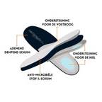 Comfortabele Stretch Slip-On Schoenen met Schokdemping