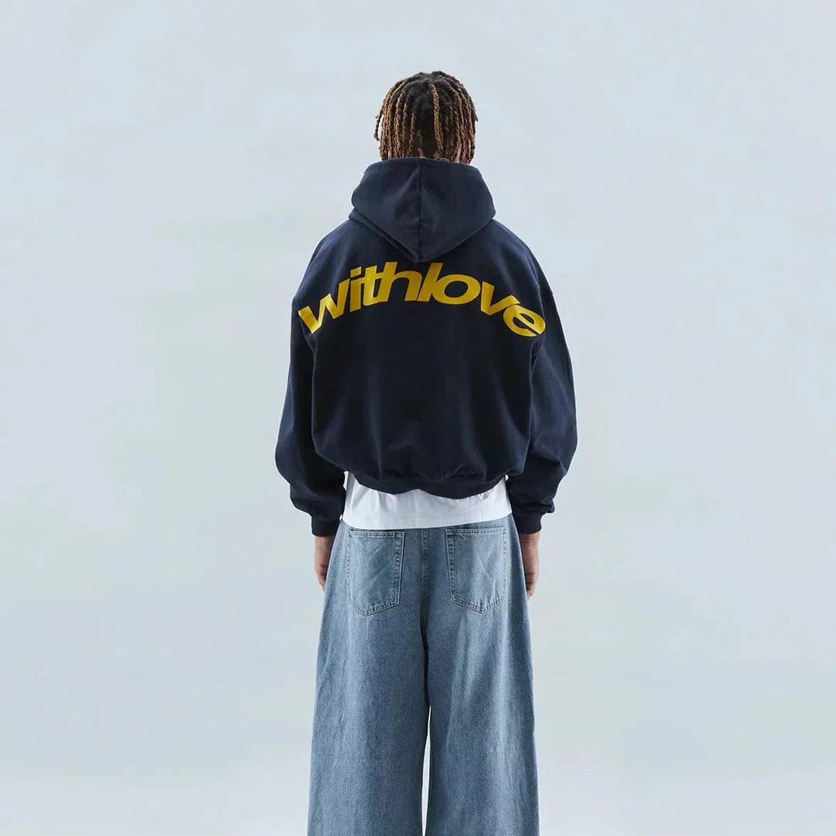 Cozy Hoodie Met Capuchon, Achterprint En Zakken