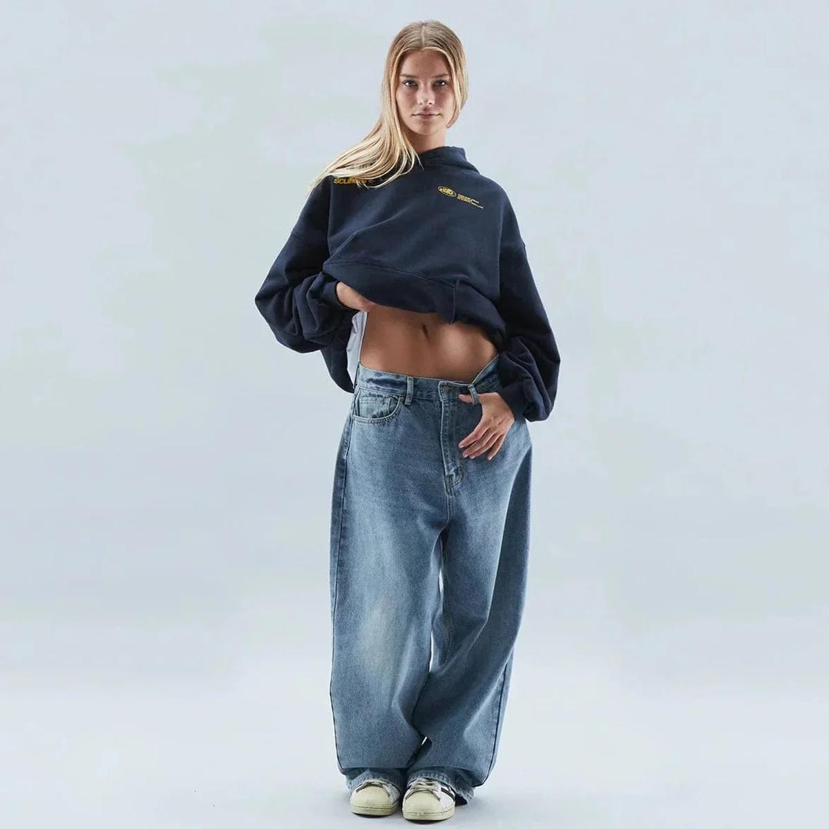 Cozy Hoodie Met Capuchon, Achterprint En Zakken