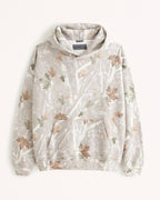 Cozy Hoodie Met Capuchon, Achterprint En Zakken