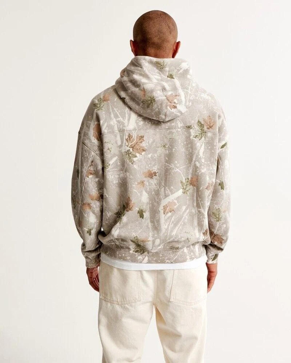 Cozy Hoodie Met Capuchon, Achterprint En Zakken