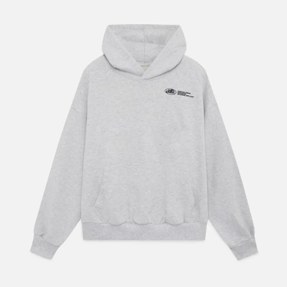 Cozy Hoodie Met Capuchon, Achterprint En Zakken