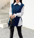 Dames 2-Delig Set Met Trui En Blouse