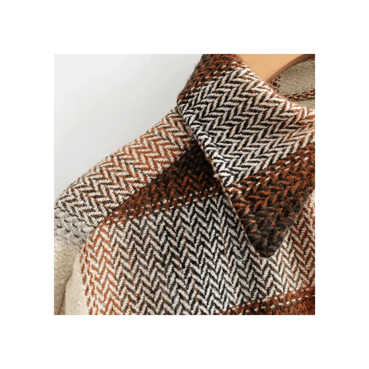 Dames Ademend Ruiten Overjas Voor Herfst/Winter