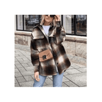 Dames Ademend Ruiten Overjas Voor Herfst/Winter