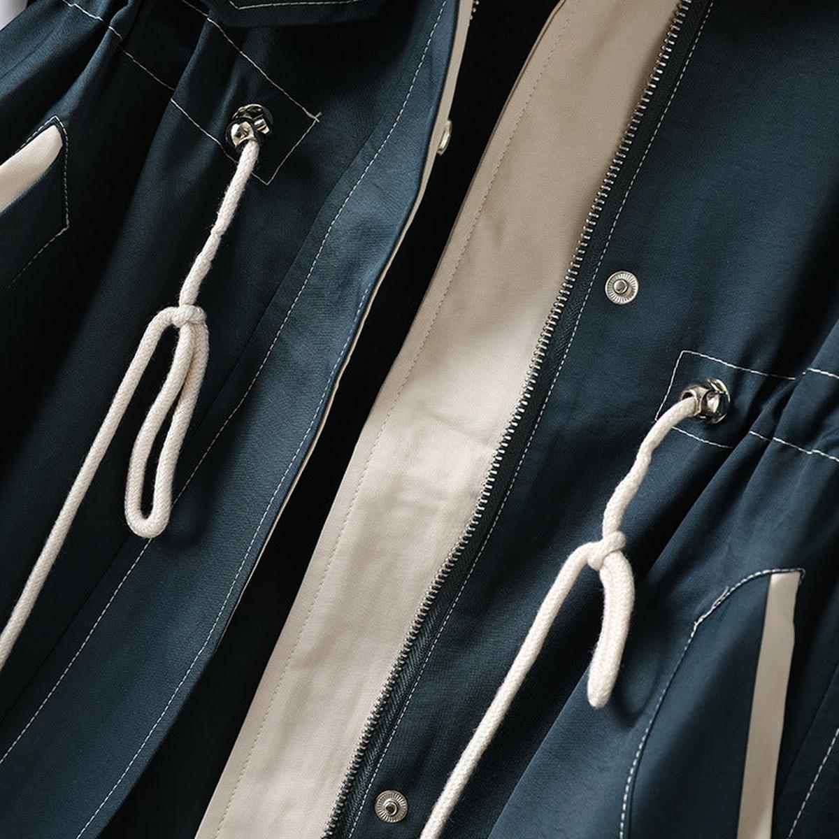 Dames Capuchon Windbreaker Jas Voor Lente En Herfst