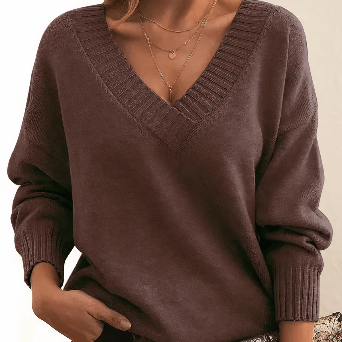 Dames Cashmere Trui Reguliere Pasvorm
