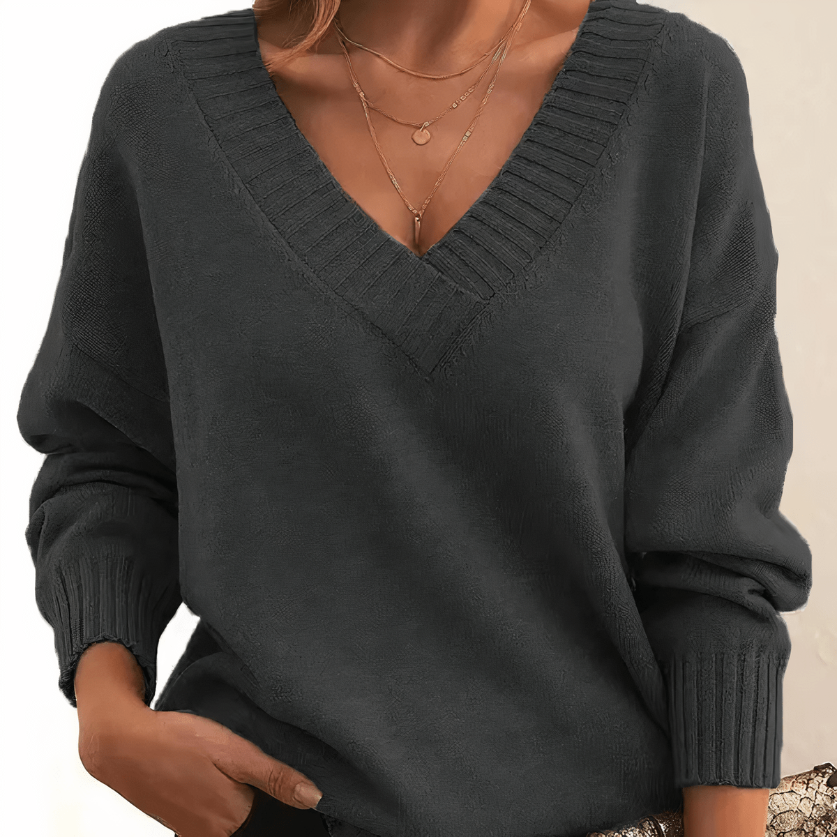 Dames Cashmere Trui Reguliere Pasvorm