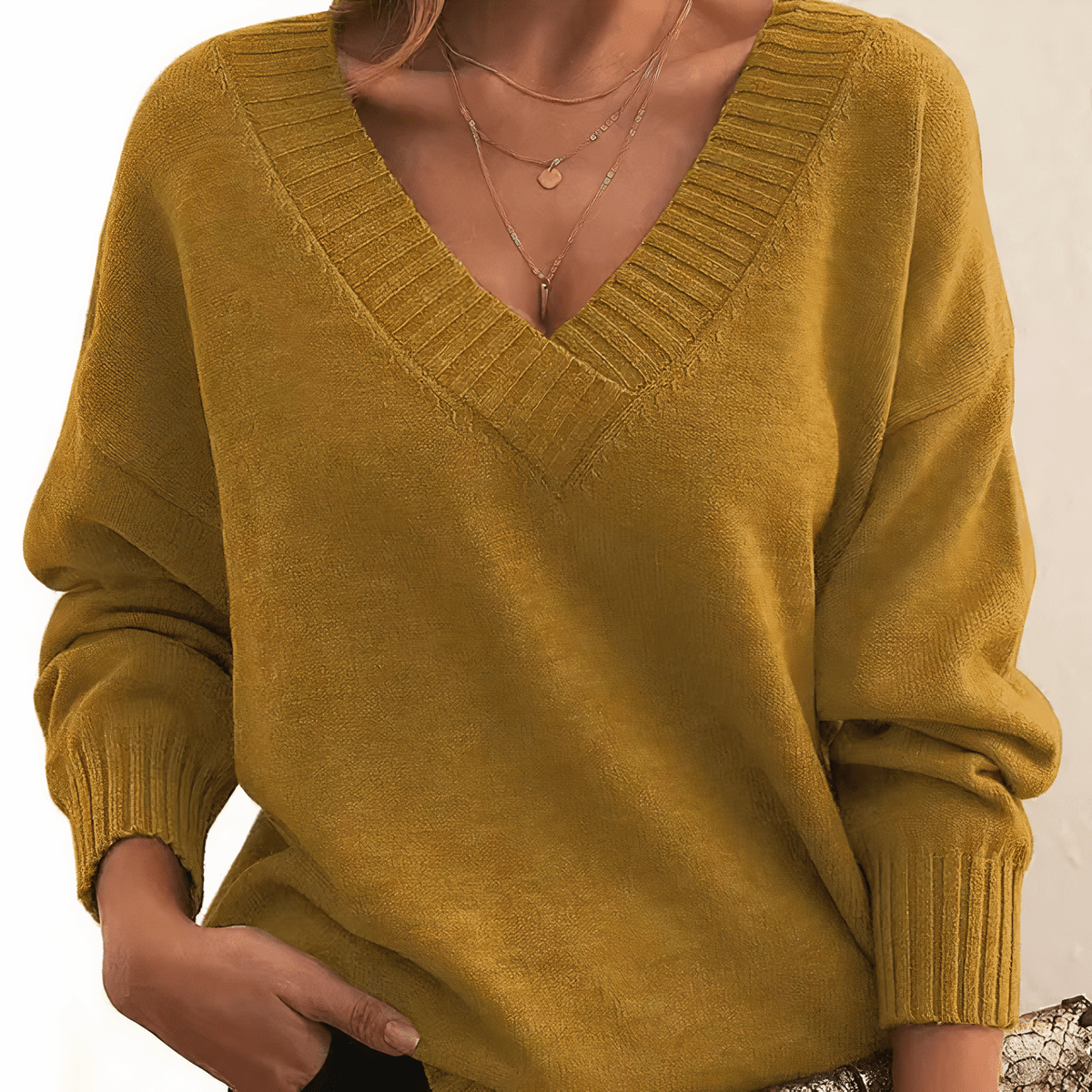 Dames Cashmere Trui Reguliere Pasvorm
