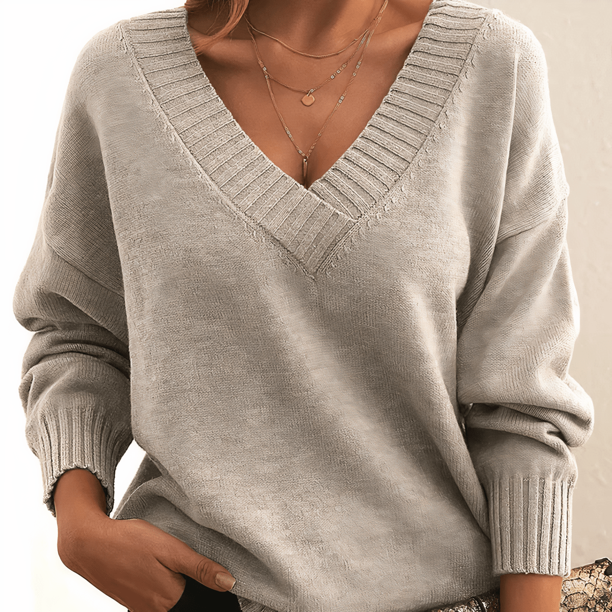 Dames Cashmere Trui Reguliere Pasvorm