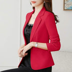 Dames Casual Blazer Zachte Stof Veelzijdige Maten M-3XL