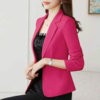 Dames Casual Blazer Zachte Stof Veelzijdige Maten M-3XL