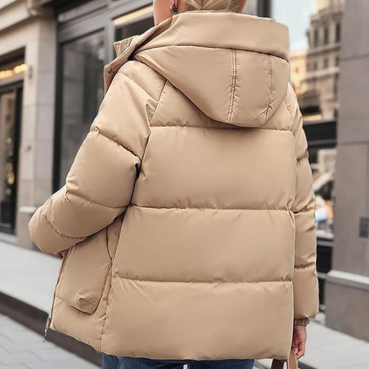 Dames Casual Winterjas Met Isolerende Voering