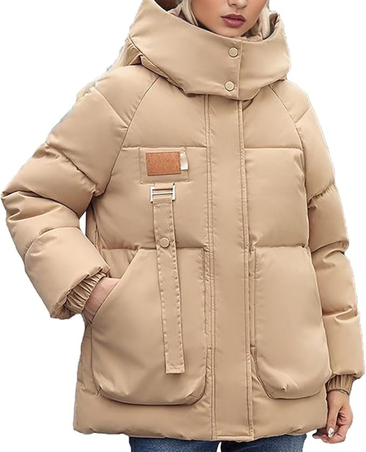Dames Casual Winterjas Met Isolerende Voering