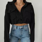 Dames Copt-Top Teddy Vest Met Elastische Boorden En Zakjes