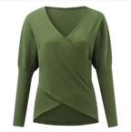 Dames Criss-Cross Pullover Trui