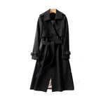Dames Dubbelzijdige Trenchcoat met Riem