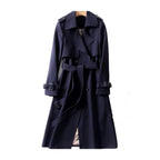 Dames Dubbelzijdige Trenchcoat met Riem