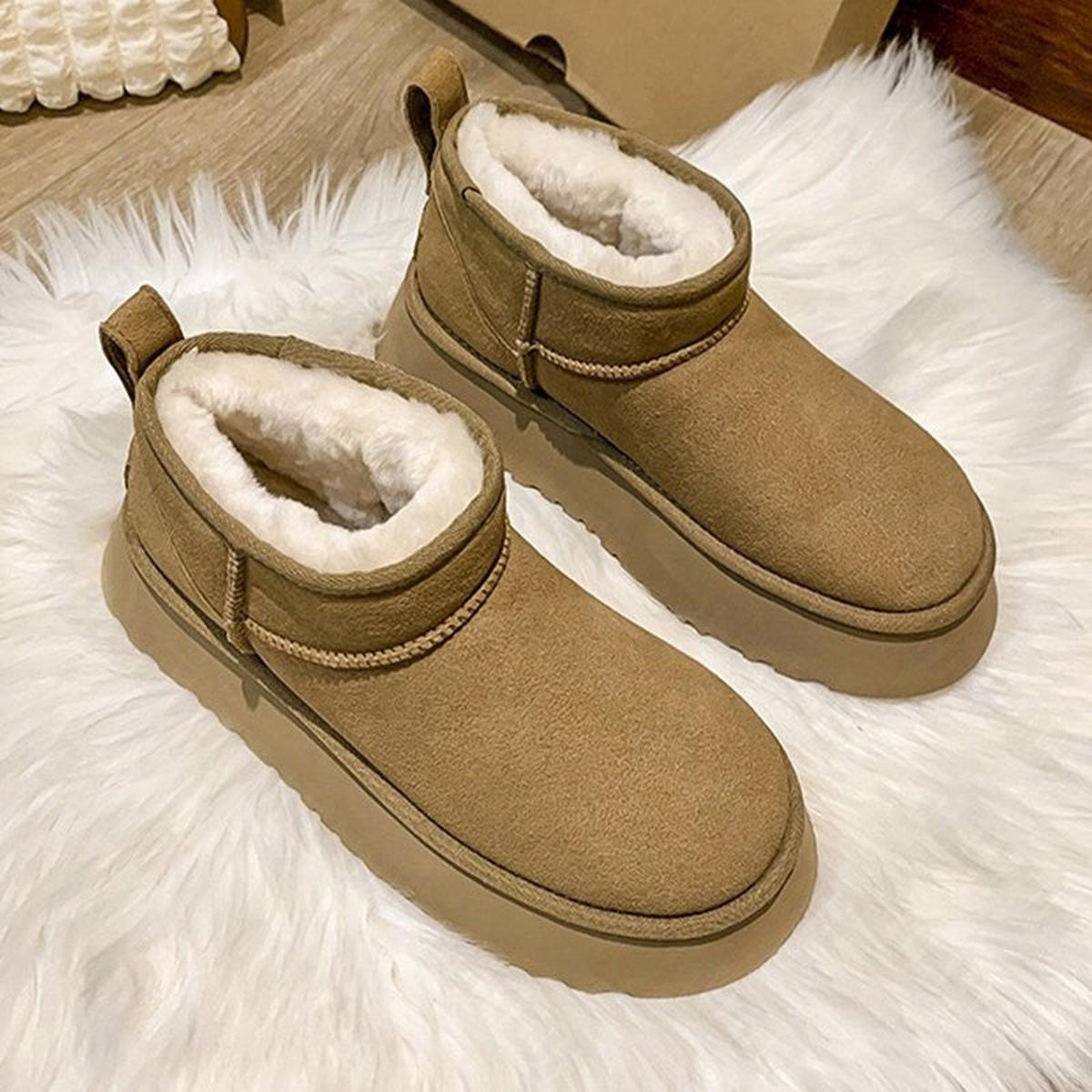 Dames Elegante Enkellaarsjes Met Comfortabel Voetbed/Teddy Voering