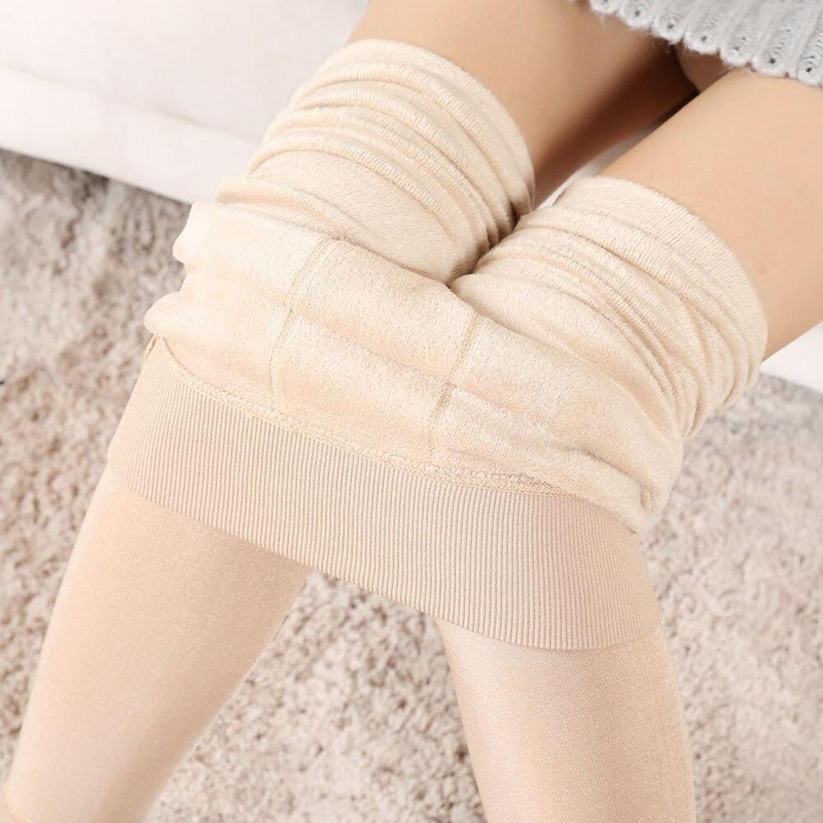 Dames Fleece Leggings Met Thermische Isolatie