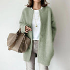 Dames Gebreide Cardigan met Knoopsluiting