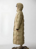 Dames Geïsoleerde Hooded Winter Parka Jacket