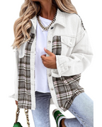 Dames Geruit Jack / Jasje Relaxed Fit Katoen