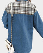 Dames Geruit Jack / Jasje Relaxed Fit Katoen