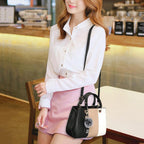 Dames Handtas met Pompom Hanger