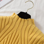 Dames Hoge Hals Trui Met Lange Mouwen - Warm En Veelzijdig