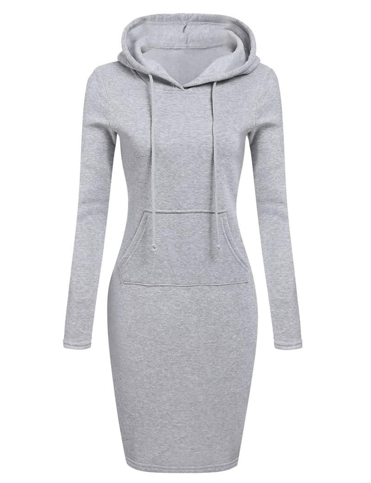 Dames Hoodie Jurk met Zakken