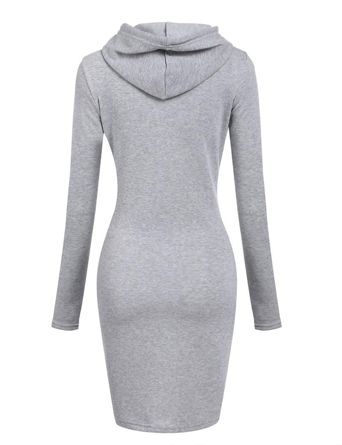 Dames Hoodie Jurk met Zakken