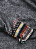 Dames Hoodie Met Tribal Patroon Comfortabele Stijl